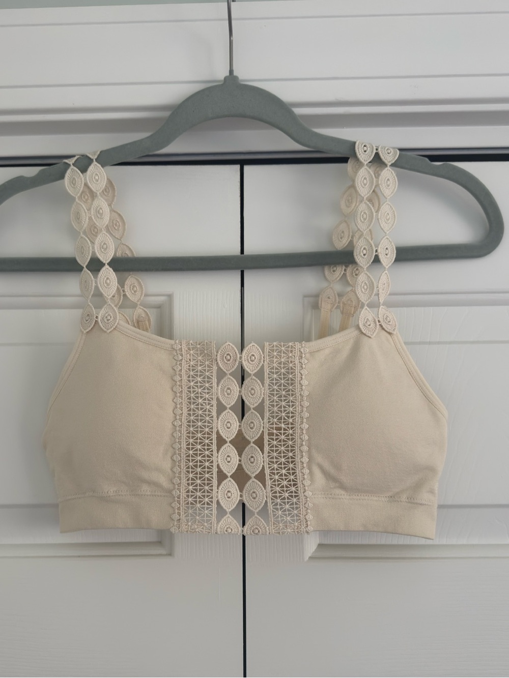 Boho Eye Lace Appliqué Bralette